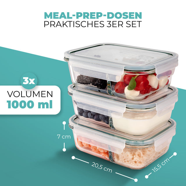 FHDM 4021 G sada 3 dóz sklo - Profi Home Living
