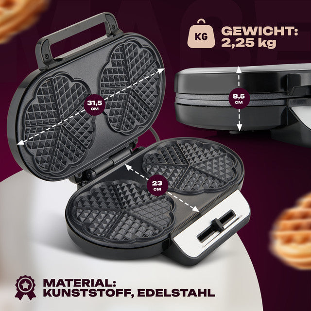 WA 3745 vaflovač dvojitý - Profi Home Living
