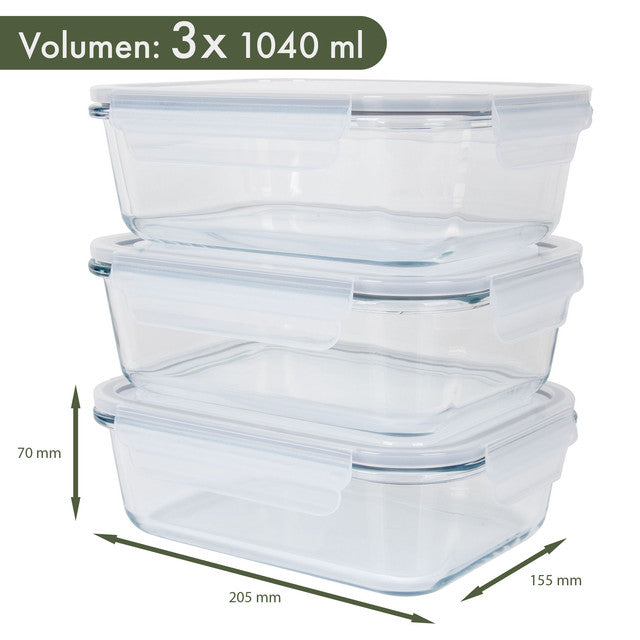 FHD 4020 G sada 3 dóz sklo - Profi Home Living