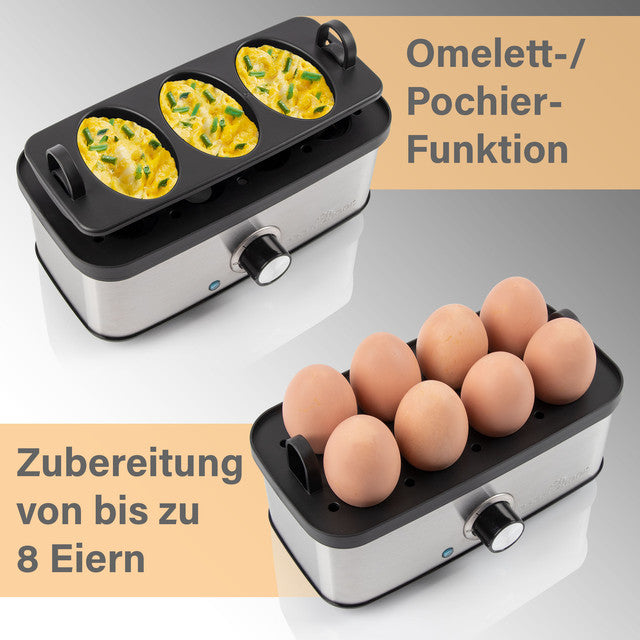 EK 1275 vařič vajec a omelet 8ks nerez - Profi Home Living