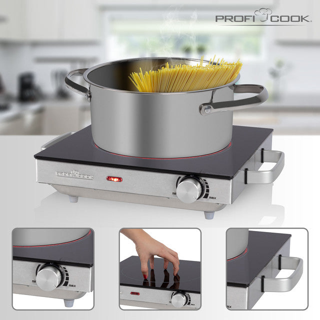 EKP 1210 jednoplotýnkový vařič sklokeramika - Profi Home Living