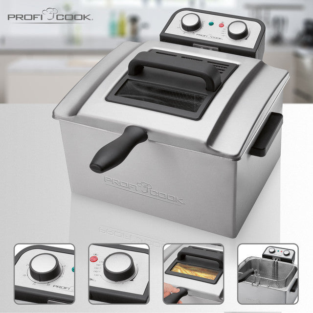 FR 1038 fritéza dvojtá 5L - Profi Home Living