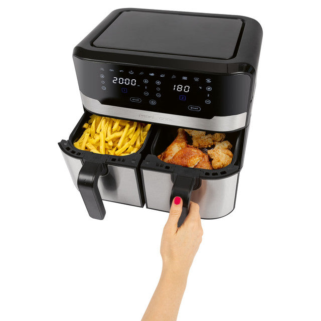 FR 1242 horkovzdušná fritéza 2x4,5L, XXL - Profi Home Living