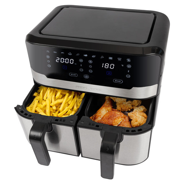 FR 1242 horkovzdušná fritéza 2x4,5L, XXL - Profi Home Living