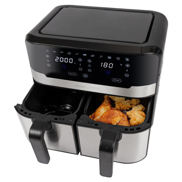 FR 1242 horkovzdušná fritéza 2x4,5L, XXL - Profi Home Living