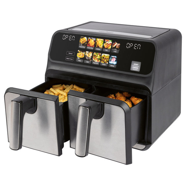 FR 1287 H dvojitá horkovzdušná fritéza s barevným displejem 8l - Profi Home Living