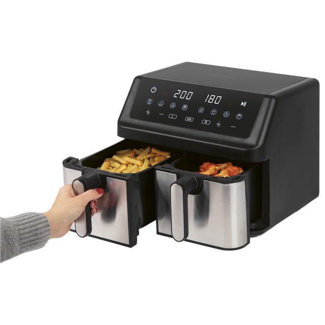 FR 1296 H Dvojitá horkovzdušná fritéza 2000W - Profi Home Living