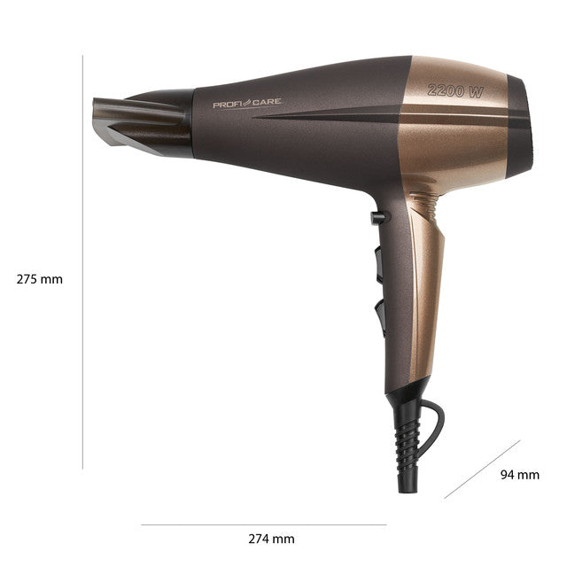 HT 3010 vysoušeč vlasů bronz - Profi Home Living