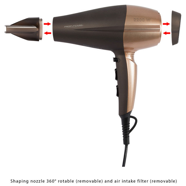 HT 3010 vysoušeč vlasů bronz - Profi Home Living
