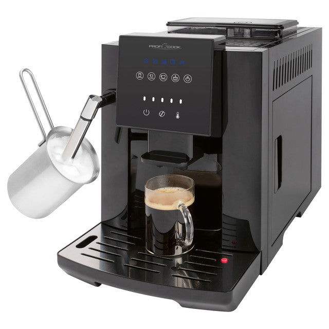 KAV 1281 Plně plnoautomatický kávovar s mlýnkem, tryskou na mléko a dotykovým ovládáním - Profi Home Living