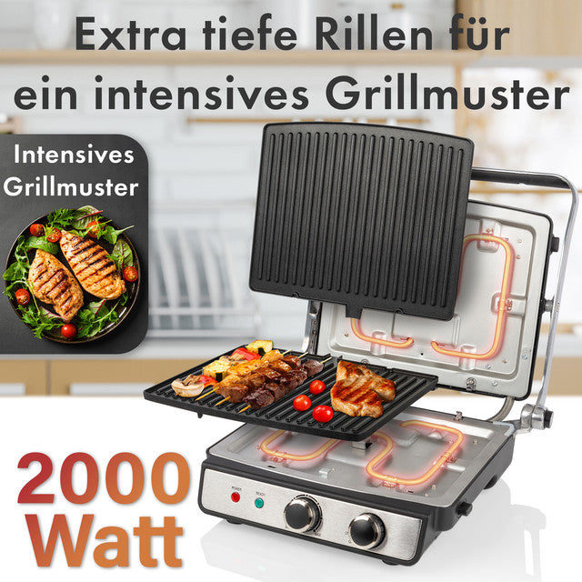 KG 1264 Kontaktní gril 2000W - Profi Home Living