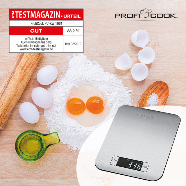 KW 1061 digitální kuchyňská váha nerez - Profi Home Living