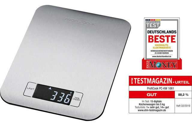 KW 1061 digitální kuchyňská váha nerez - Profi Home Living