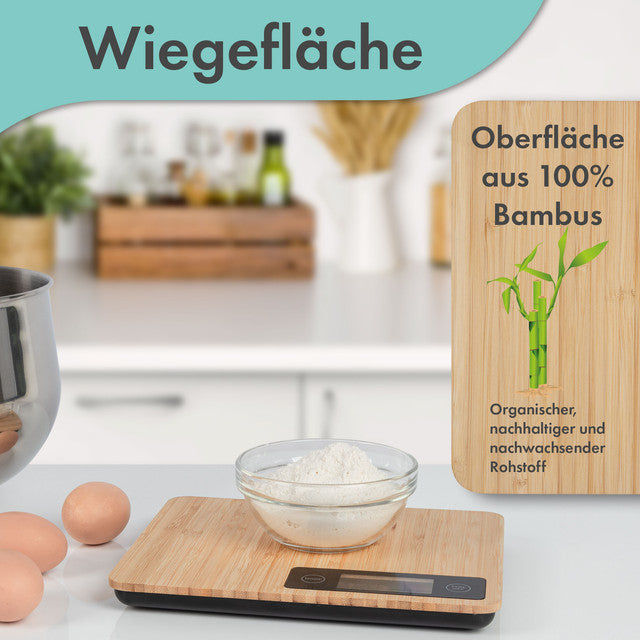KW 1271 kuchyňská bambusová váha - Profi Home Living