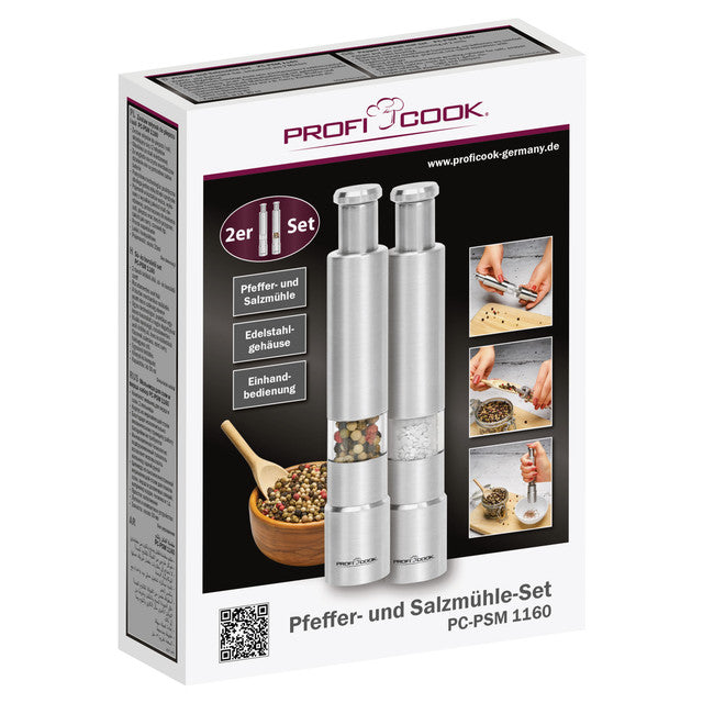 PSM 1160 mlýnky na sůl,pepř, mechanický - Profi Home Living