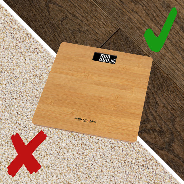 PW 3103 váha osobní,100% bambus,2 in 1 - Profi Home Living