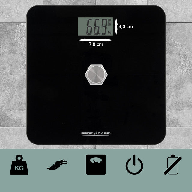 PW 3112 BK Ekologická  kinetická osobní váha (bez baterií) - Profi Home Living