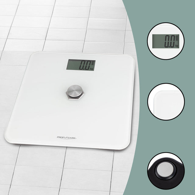 PW 3112 WH  Ekologická  kinetická osobní váha (bez baterií) - Profi Home Living