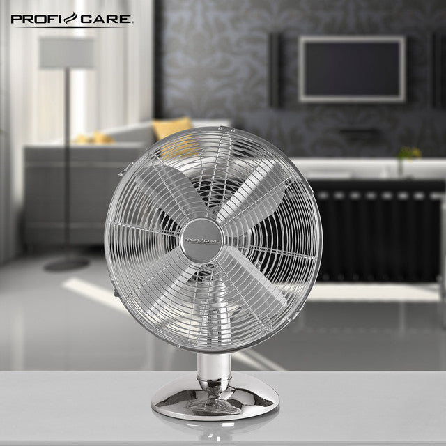 VL 3063 IX stolní ventilátor 30cm kovový - Profi Home Living