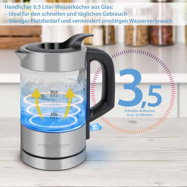 WKS 1228 rychlovarná konvice 0,5L - Profi Home Living