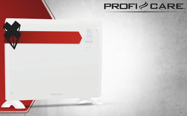 GKH 3118 konvektor skleněný bílý - Profi Home Living