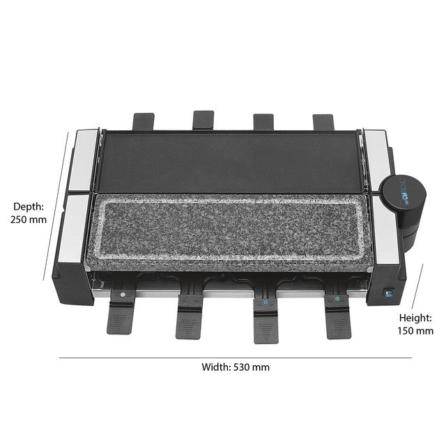 RG 3678 Raclette Grill 2-in-1 - Všestranné vaření pro chutná jídla - Profi Home Living