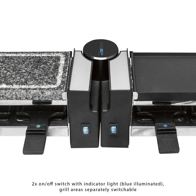 RG 3678 Raclette Grill 2-in-1 - Všestranné vaření pro chutná jídla - Profi Home Living