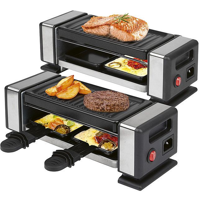 ProfiCook RG 1324 - Raclette gril pro 4 osoby Rozšiřitelný až pro 8 osob  Nepřilnavý povrch