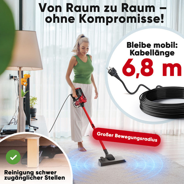 BS 1314 vysavač tyčový/ruční,ECO Cyklon, 600W - Profi Home Living