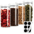 VD 4028 set 4 sklenných dóz na potraviny 1,3 l - Profi Home Living