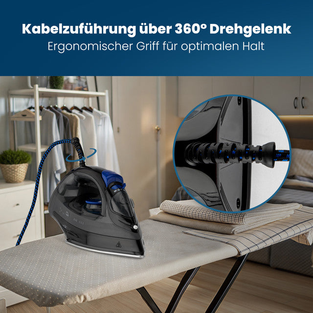 DB 3703 napařovací žehlička s 7 funkcemi pro dokonalé žehlení - Profi Home Living