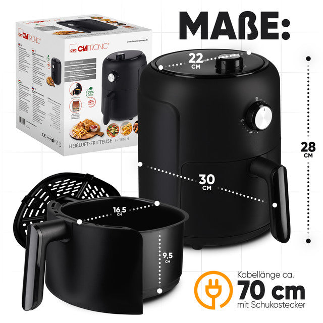 FR 3816 H Horkovzdušná fritéza 2,5l - Profi Home Living