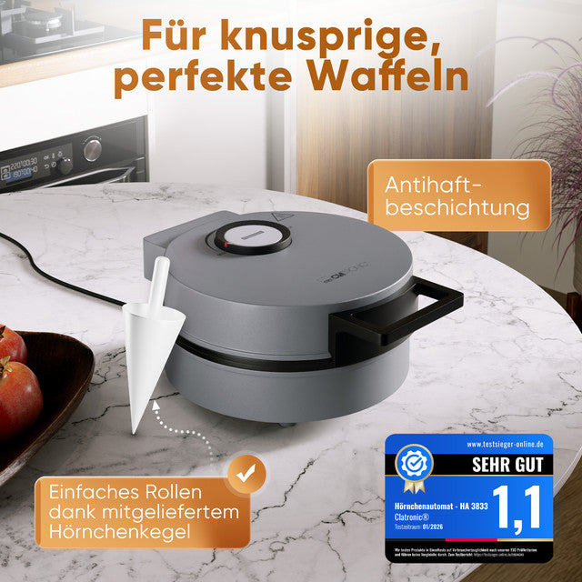 HA 3833 výrobník zmrzlinových kornoutů - Profi Home Living