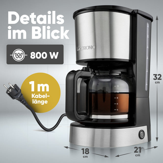 KA 3808 kávovar,překapávač,800W,12-14 šálků - Profi Home Living