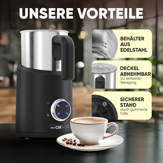 MS 3812 pěnič mléka s ohřevem,500W - Profi Home Living