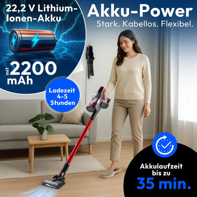 BS 3136 akumulátorový vysavač BLDC 22,2 V - Profi Home Living