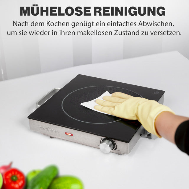 EKP 1210 jednoplotýnkový vařič sklokeramika - Profi Home Living