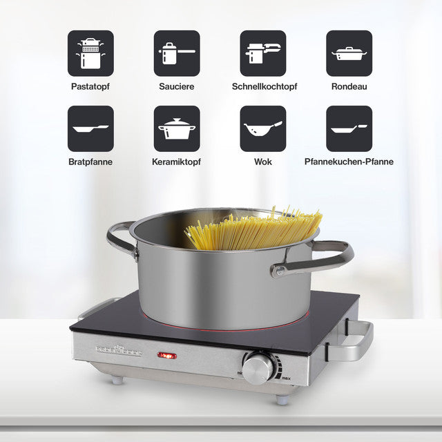 EKP 1210 jednoplotýnkový vařič sklokeramika - Profi Home Living