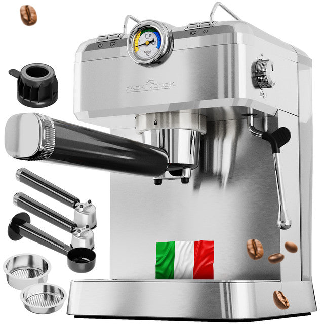 ES-KA 1267 espresso 2v1 (20 barů),pákové, nástavec na kapsle - Profi Home Living