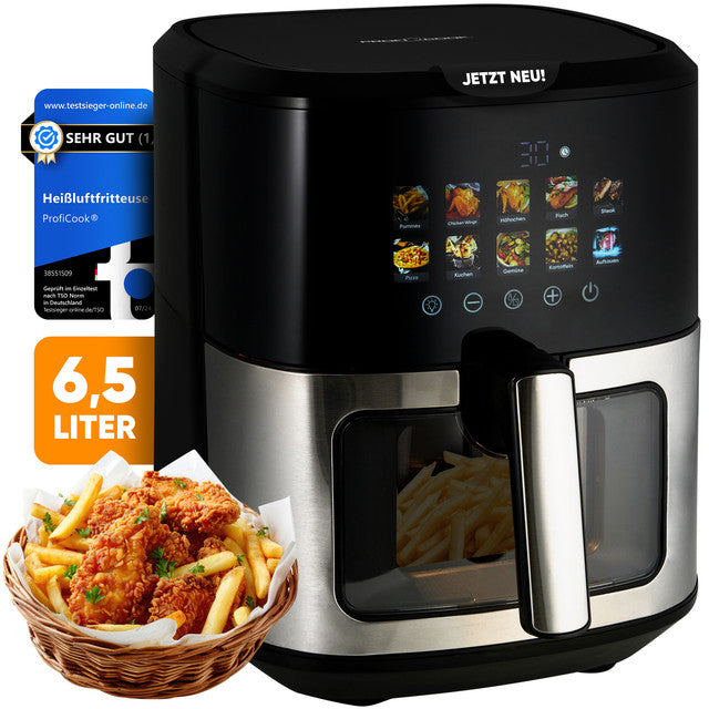 FR 1286 H Horkovzdušná fritéza s barevným displejem 6,5l - Profi Home Living