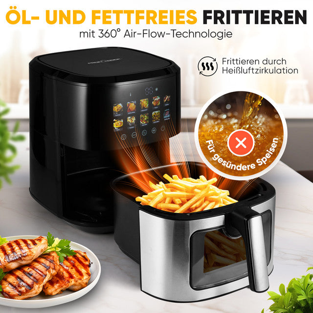 FR 1286 H Horkovzdušná fritéza s barevným displejem 6,5l - Profi Home Living