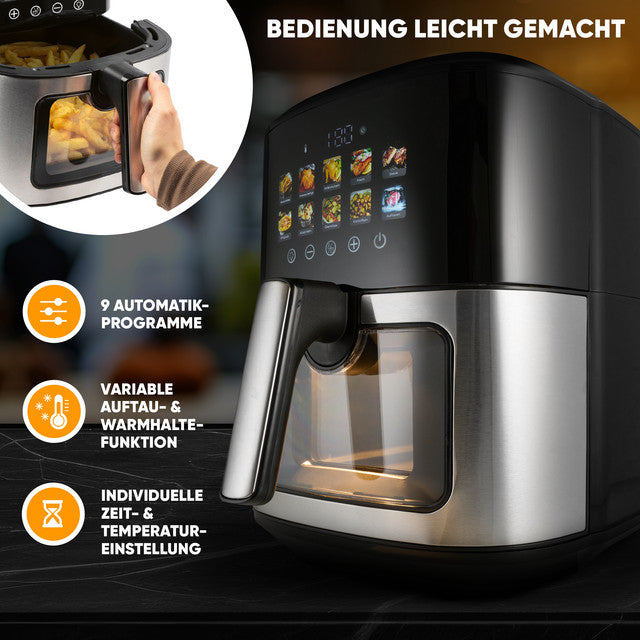 FR 1286 H Horkovzdušná fritéza s barevným displejem 6,5l - Profi Home Living