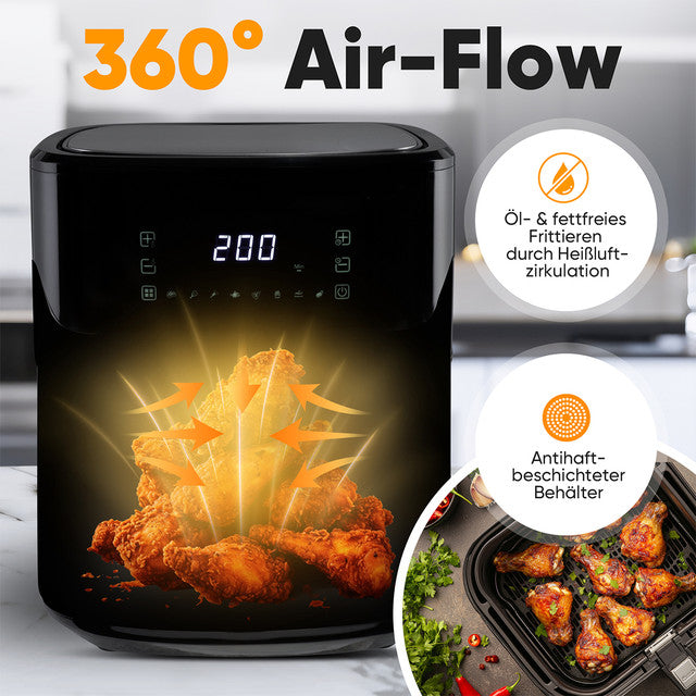 FR 1294 H  horkovzdušná fritéza 6,5L,1600 W - Profi Home Living