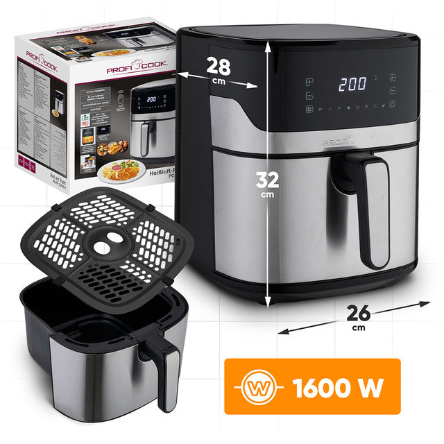 FR 1294 H  horkovzdušná fritéza 6,5L,1600 W - Profi Home Living