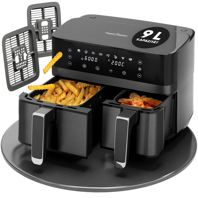 FR 1295 H Horkovzdušná fritéza 9L dvojitá 1x5,5 1x3,5 - Profi Home Living