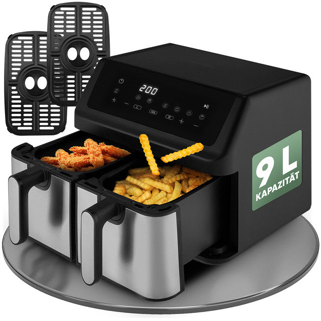 FR 1296 H Dvojitá horkovzdušná fritéza 2000W - Profi Home Living