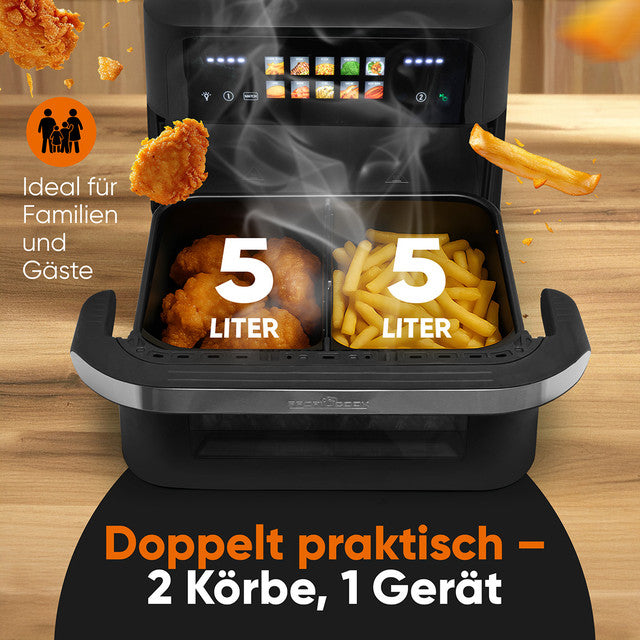 FR 1313 H Horkovzdušná fritéza XXL 10L 2400W - Profi Home Living