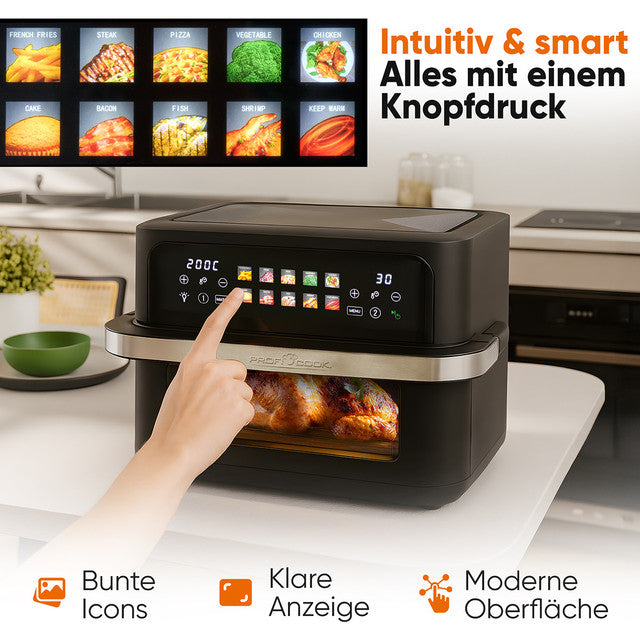 FR 1313 H Horkovzdušná fritéza XXL 10L 2400W - Profi Home Living
