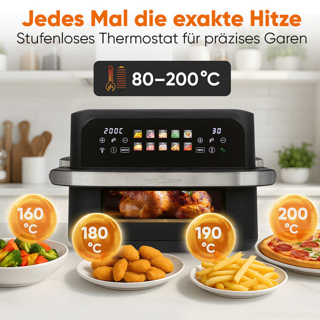 FR 1313 H Horkovzdušná fritéza XXL 10L 2400W - Profi Home Living