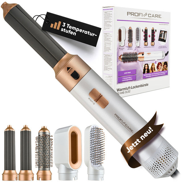 Styler HAS 3132 G Multifunkční kulma na vlasy 1000W bílá/zlatá - Profi Home Living